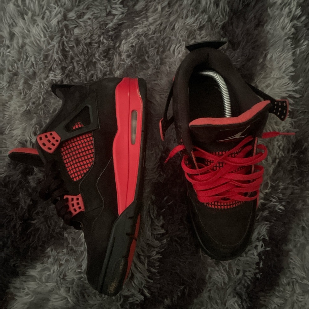 Jordan Black and Red Men's Sneakers